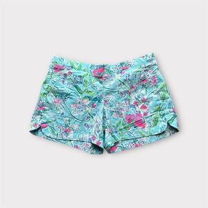 Lilly Pulitzer Ocean View Printed Pull On Shorts size Small